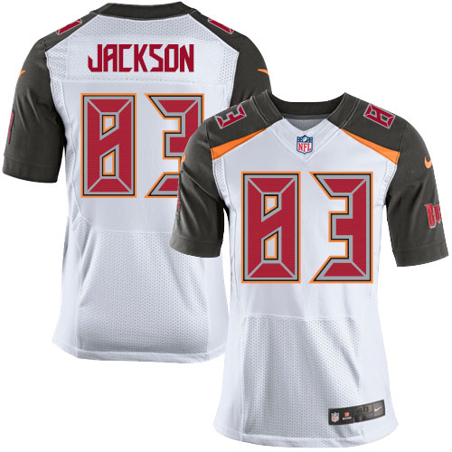 Men's Elite Vincent Jackson Nike Jersey White Road - #83 NFL Tampa Bay Buccaneers